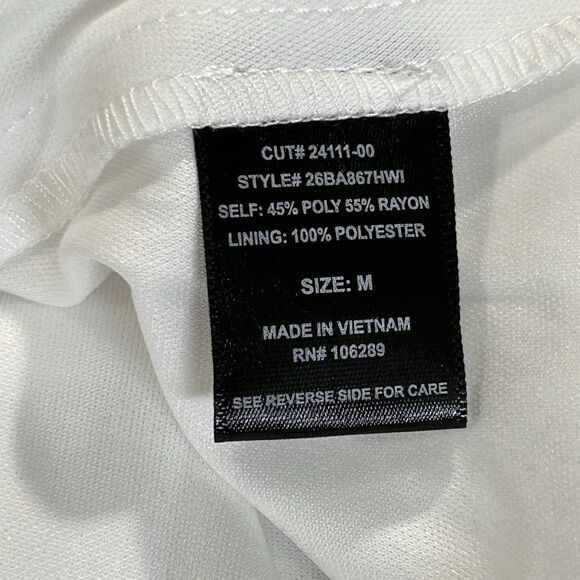 Trixxi Mini Dress Womens M Shoulder Straps White Tiered Ruffles Cottagecore - Picture 11 of 14